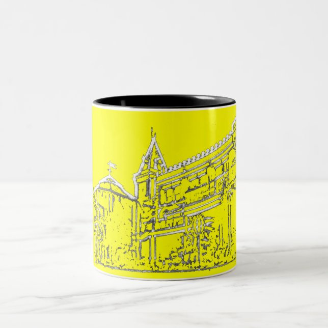Caneca De Café Em Dois Tons Praça Ghirardelli, São Francisco, 1986 (Centro)