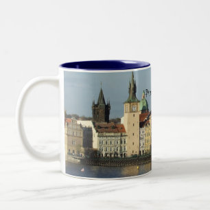 Caneca De Café Em Dois Tons Praga, café da república checa/caneca do chá