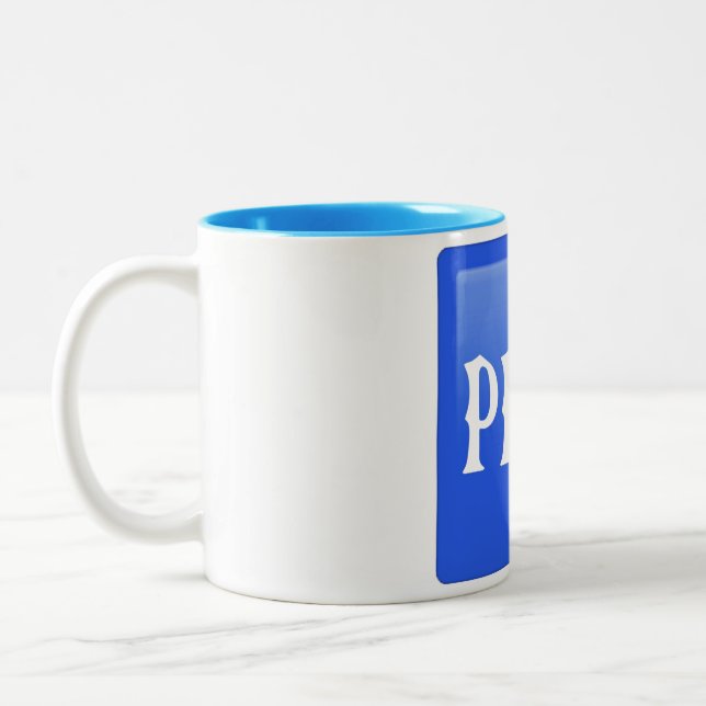 Caneca De Café Em Dois Tons Praga Mug Café (Esquerda)