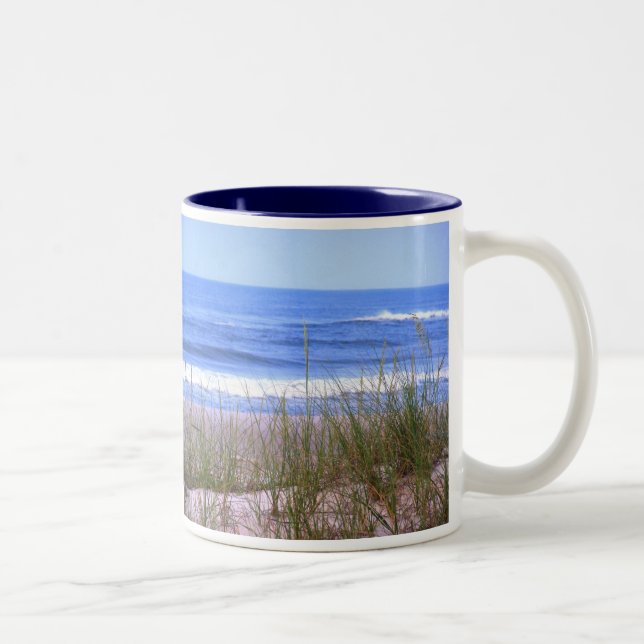 Caneca De Café Em Dois Tons Praia (Direita)