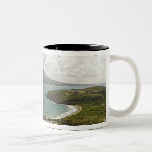 Caneca De Café Em Dois Tons Praia da Tartaruga, península sudeste, St Kitts, (Direita)