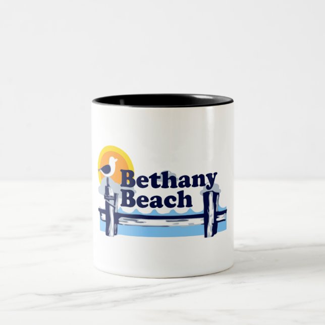 Caneca De Café Em Dois Tons Praia de Bethany (Centro)