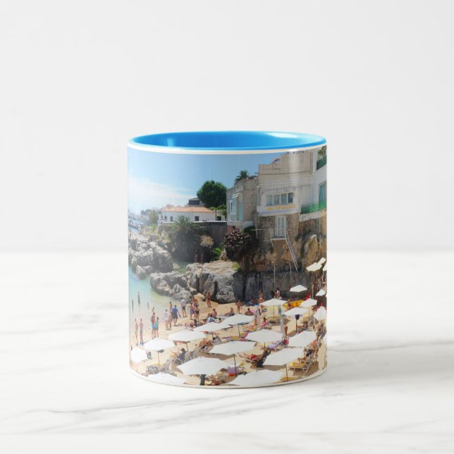 Caneca De Café Em Dois Tons Praia de Cascais - O Real Portugal (Centro)