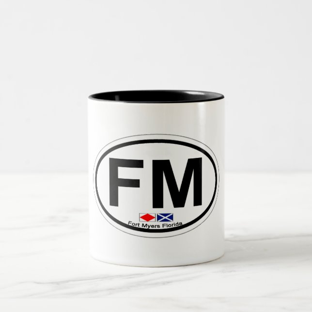 Caneca De Café Em Dois Tons Praia de Fort Myers (Centro)