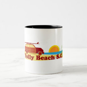 Caneca De Café Em Dois Tons Praia do insensatez