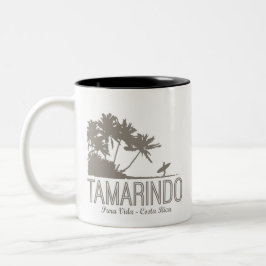 Caneca De Café Em Dois Tons Praia do Tamarindo Costa Rica