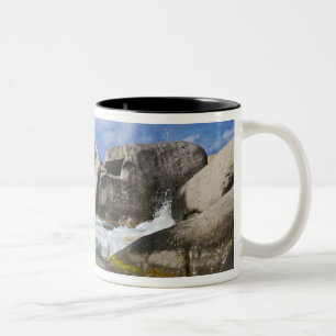 Caneca De Café Em Dois Tons Praia em Virgin Gorda, Ilhas Virgens Britânicas