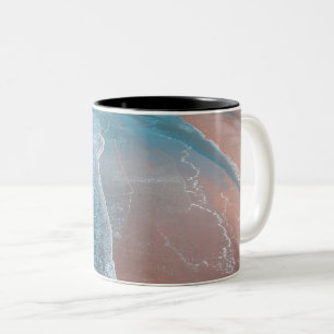 Caneca De Café Em Dois Tons Praia Maravilhosa Melhor presente para amantes d