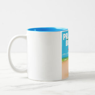 Caneca De Café Em Dois Tons Praia Prainha Brasil