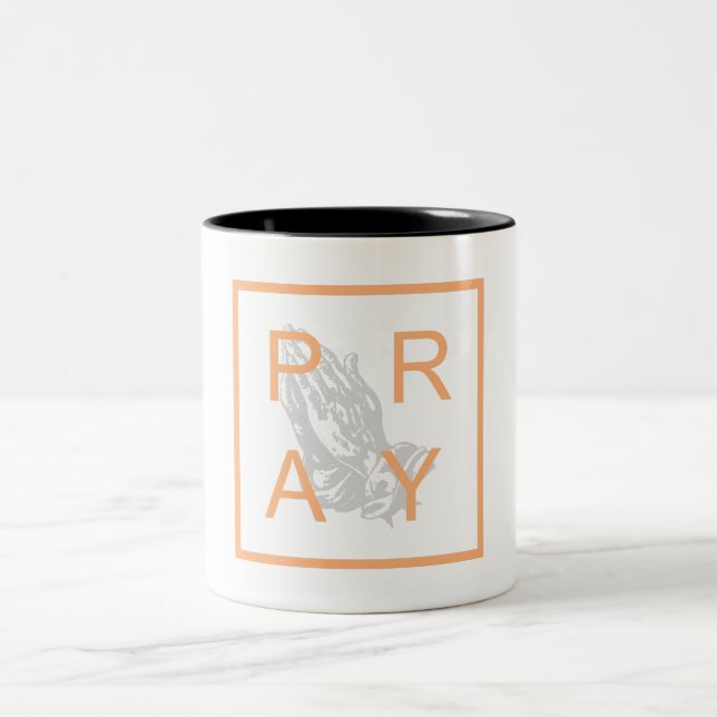 CANECA DE CAFÉ EM DOIS TONS PRAY (Centro)