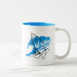 CANECA DE CAFÉ EM DOIS TONS PRAY FOR SURF