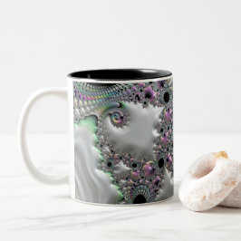 Caneca De Café Em Dois Tons Precioso Joias Dois Tons