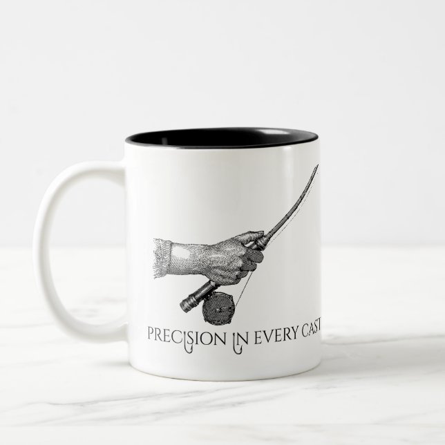Caneca De Café Em Dois Tons Precisão em cada lance (Esquerda)