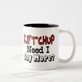 Caneca De Café Em Dois Tons Preciso de Mais Molho de Tomate
