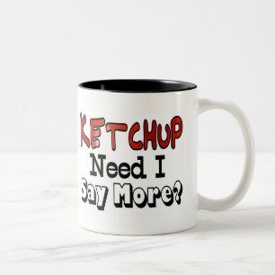 Caneca De Café Em Dois Tons Preciso de Mais Molho de Tomate