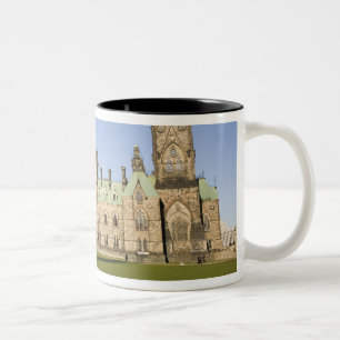 Caneca De Café Em Dois Tons Prédio parlamentar em Ottawa, Ontário, Canadá