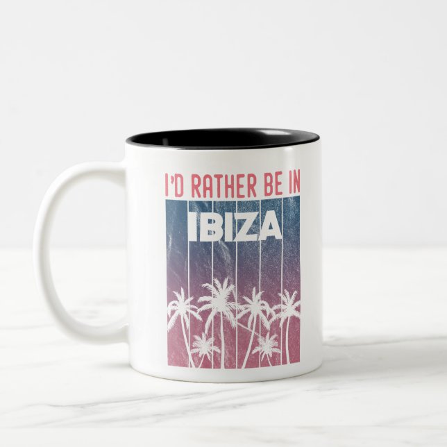 Caneca De Café Em Dois Tons preferencialmente em Ibiza (Esquerda)