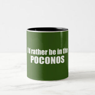 Caneca De Café Em Dois Tons Preferencialmente Estaria Nos Poconos