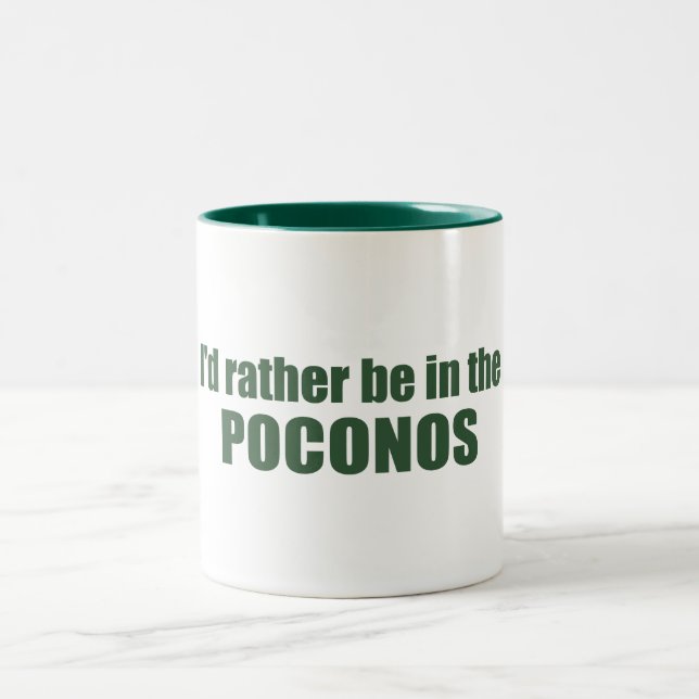 Caneca De Café Em Dois Tons Preferencialmente Estaria Nos Poconos (Centro)