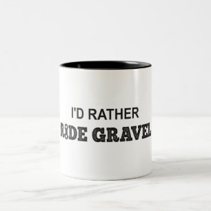 Caneca De Café Em Dois Tons Preferencialmente Ride Gravel