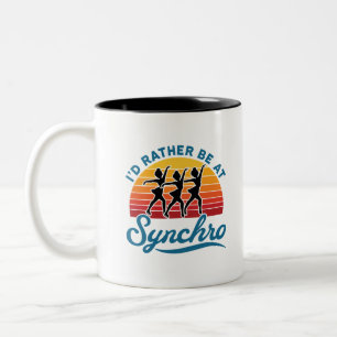 Caneca De Café Em Dois Tons Preferencialmentes Retroativas De Pele Sincronizad