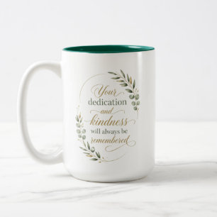 Caneca De Café Em Dois Tons Prêmio de Aposentadoria Personalizado para Funcion