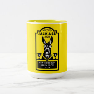 Caneca De Café Em Dois Tons Prêmio de Jackass