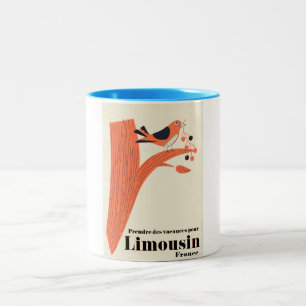Caneca De Café Em Dois Tons Prendre des vacances para Limousin France .