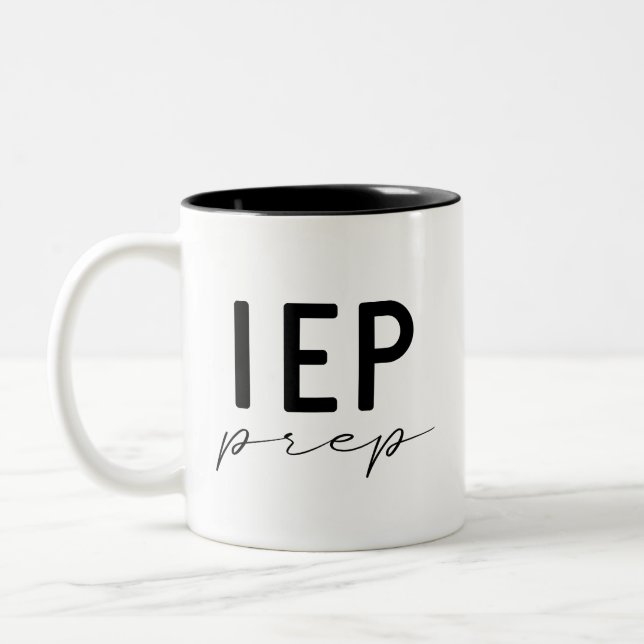 Caneca De Café Em Dois Tons Preparação IEP (Esquerda)