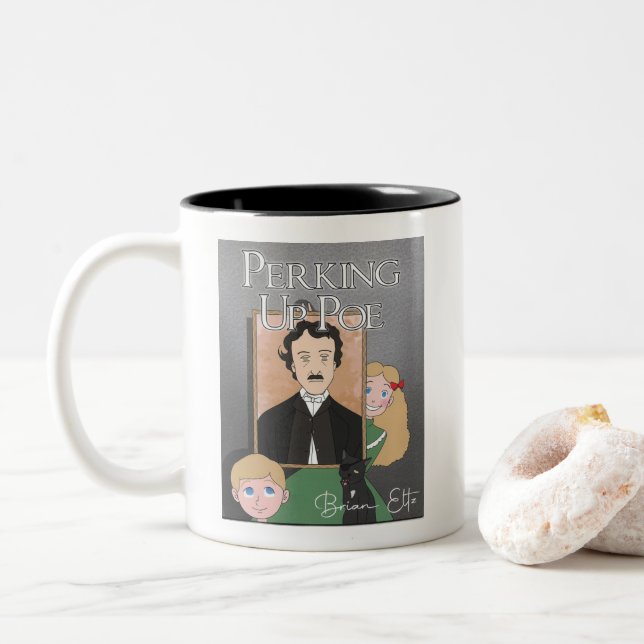 Caneca De Café Em Dois Tons Preparando Poe Mug (Com Donut)
