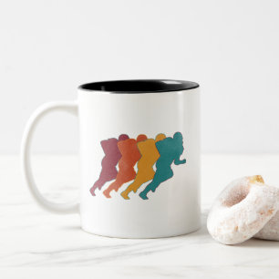 Caneca De Café Em Dois Tons Presente americano de futebol para amantes de fute