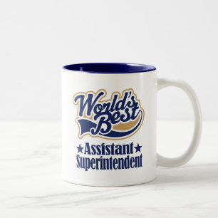 Caneca De Café Em Dois Tons Presente assistente do superintendente para