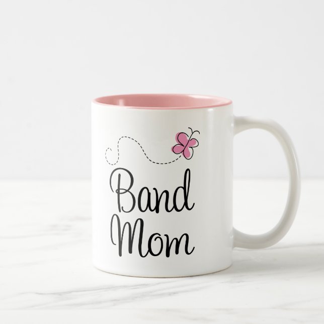 Caneca De Café Em Dois Tons Presente bonito da mamã da banda (Direita)