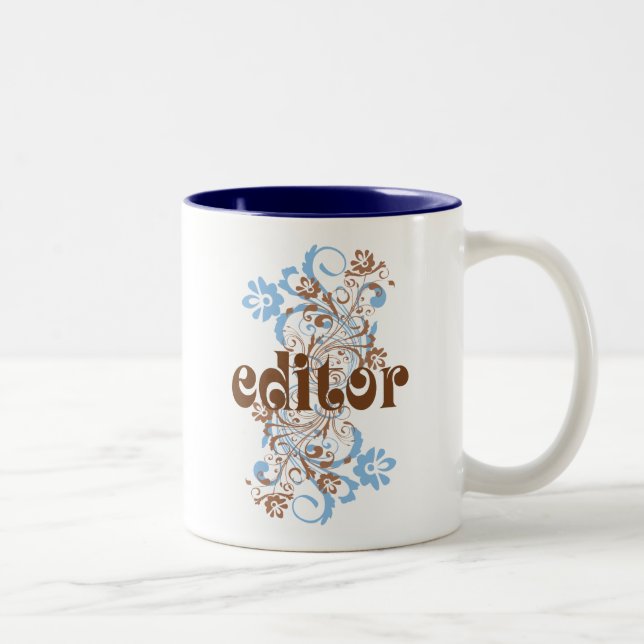 Caneca De Café Em Dois Tons Presente bonito do editor (Direita)