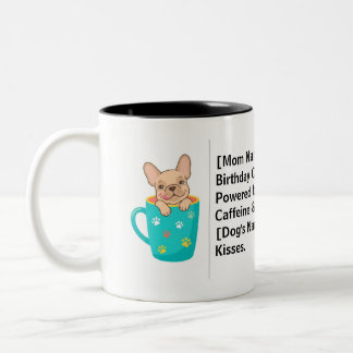 Caneca De Café Em Dois Tons Presente de Aniversário de Mãe de Cachorro Persona