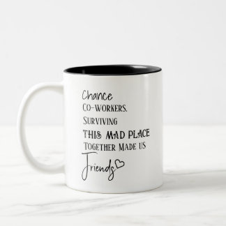 Caneca De Café Em Dois Tons Presente de Apreciação ao Colega de Trabalho Obrig