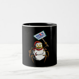 Caneca De Café Em Dois Tons Presente de aranha Voto De Monstros De Aranha Sn