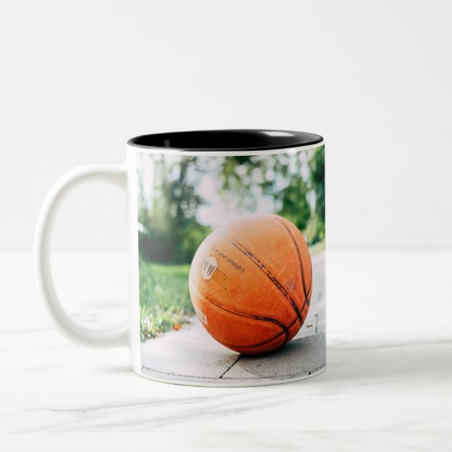 Caneca De Café Em Dois Tons Presente de basquete (Esquerda)