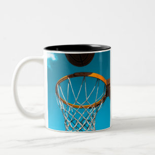 Caneca De Café Em Dois Tons Presente de basquete incrível