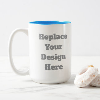 Caneca De Café Em Dois Tons Presente de Casamento Personalizado – Crie o Seu P
