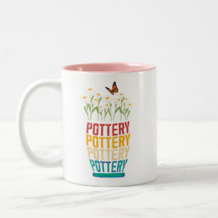 Caneca De Café Em Dois Tons Presente de Cerâmica, Presente para Amante de Cerâ