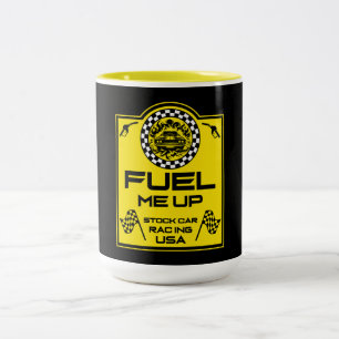 Caneca De Café Em Dois Tons Presente de Corrida de Stock Car