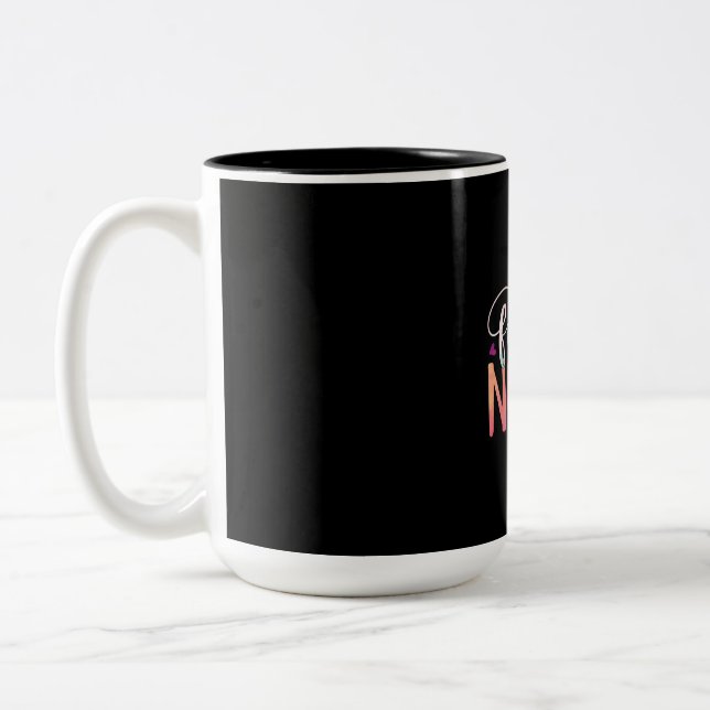 Caneca De Café Em Dois Tons Presente de Enfermeira | Enfermeiros Futuros (Esquerda)