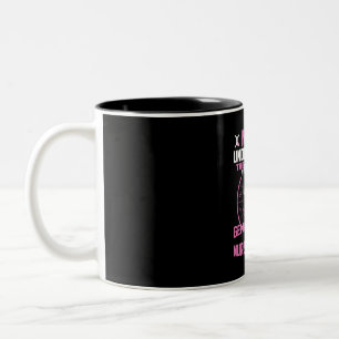 Caneca De Café Em Dois Tons Presente de Enfermeira Nunca Subestimar O Poder