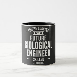 Caneca De Café Em Dois Tons Presente de engenheiro biológico