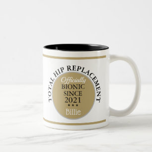 Caneca De Café Em Dois Tons presente de excelente! Hip Mug Bionic Personalizad