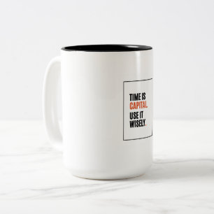 Caneca De Café Em Dois Tons Presente de Finanças para Investidores