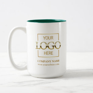Caneca De Café Em Dois Tons Presente de Marca Corporativa Personalizada para E