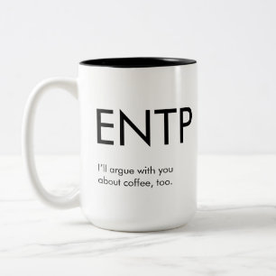 Caneca De Café Em Dois Tons Presente de Mug do Café da Argue ENTP