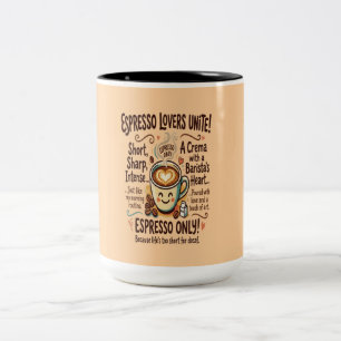 Caneca De Café Em Dois Tons Presente de Natal para Amantes de Expresso